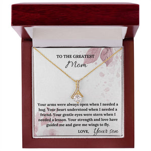 You Gave Me Wings To Fly - Alluring Beauty Necklace For Mom
