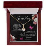To My Mom Time May Fly Alluring Beauty Necklace