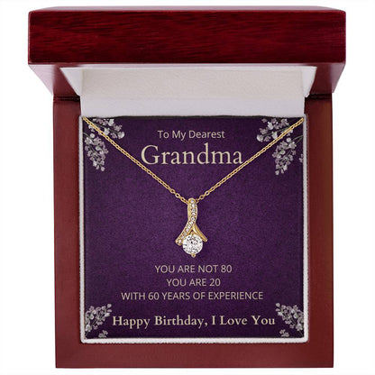 Grandma 80th Birthday Alluring Beauty Necklace