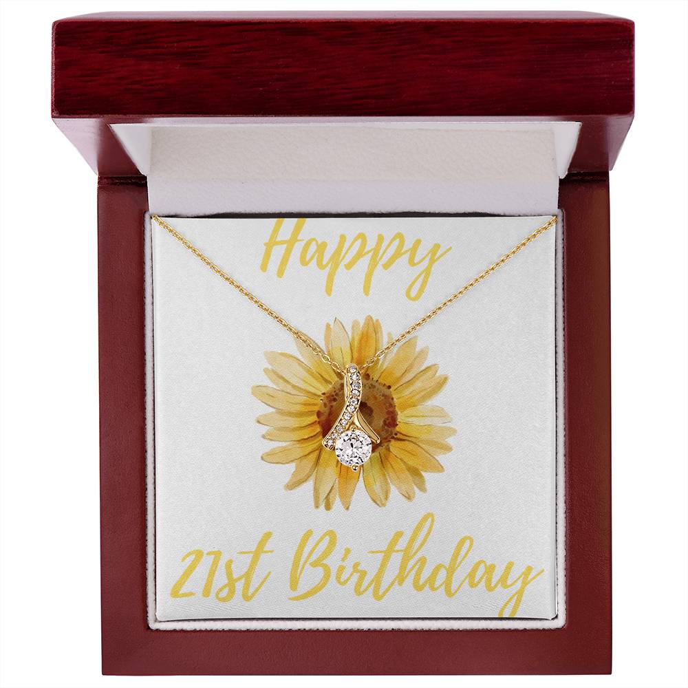 Happy 21st Birthday Alluring Beauty Necklace