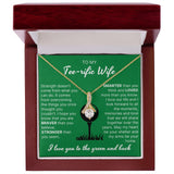 You Are Braver Than You Believe - Alluring Beauty Necklace For Golfer Wife