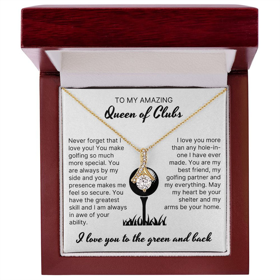 In Awe Of Your Ability - Alluring Necklace For Lady Golfer