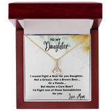 Fight A Bear For You - Alluring Beauty Necklace For Daughter