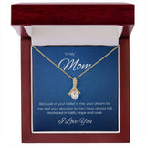 Mom Faith Hope and Love Alluring Beauty Necklace