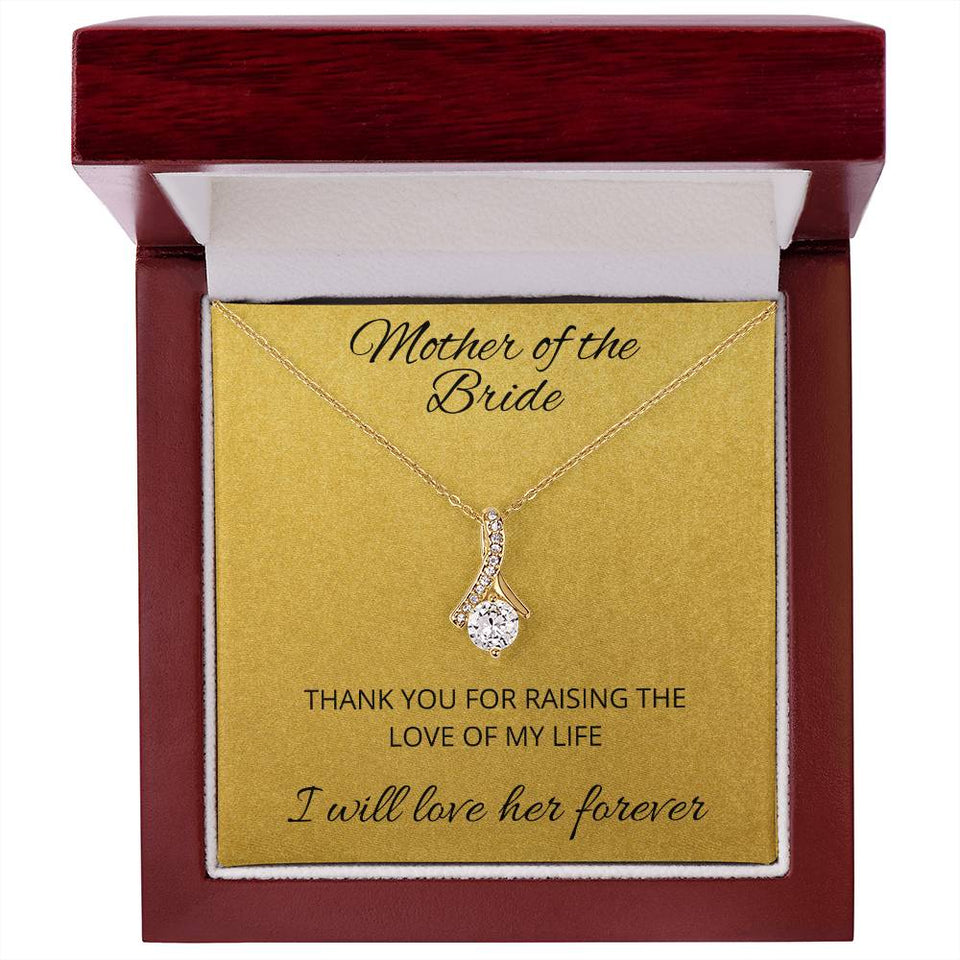 Mother of the Bride From Groom Alluring Beauty Necklace