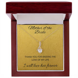 Mother of the Bride From Groom Alluring Beauty Necklace
