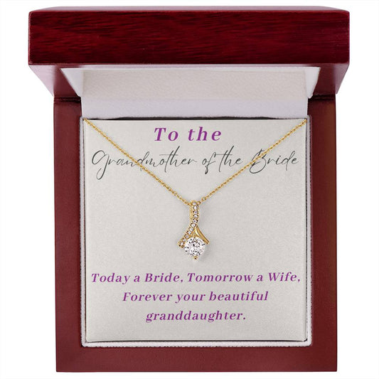 Grandmother of The Bride Alluring Beauty Necklace