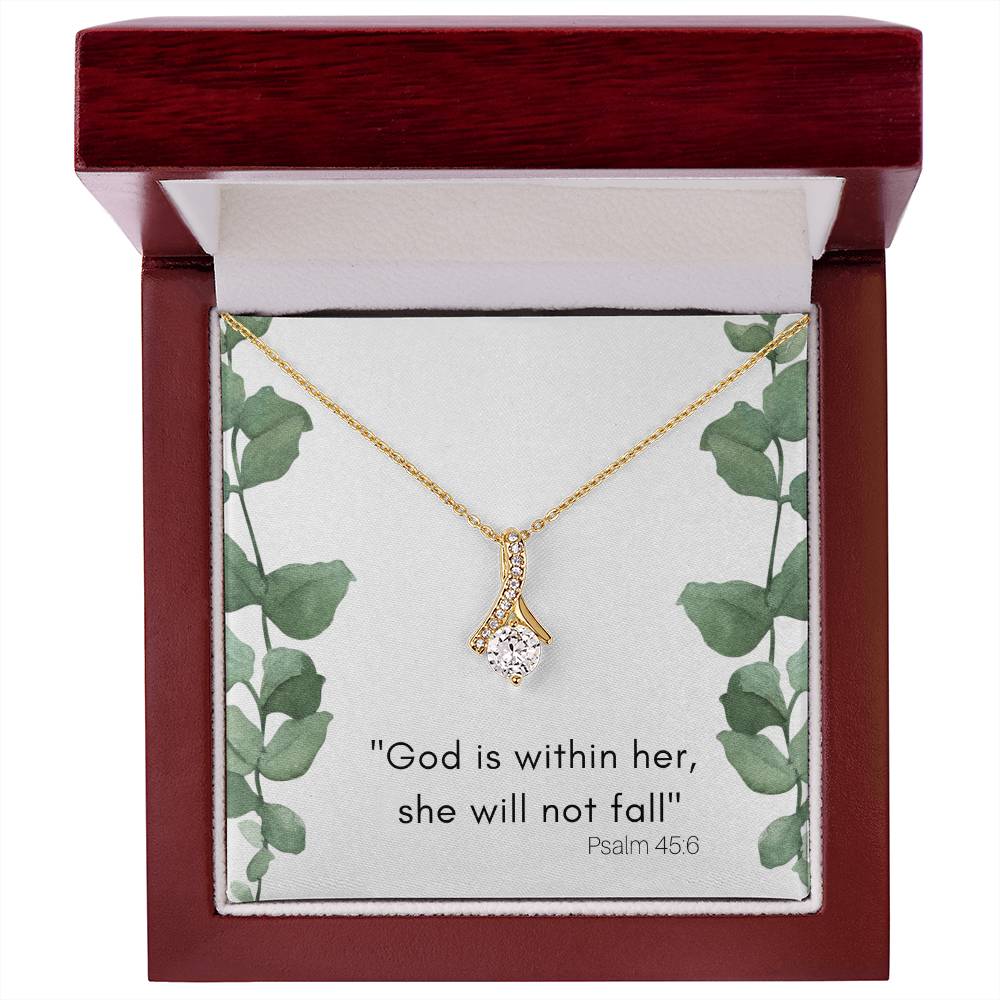 God Is Within Her Alluring Beauty Necklace