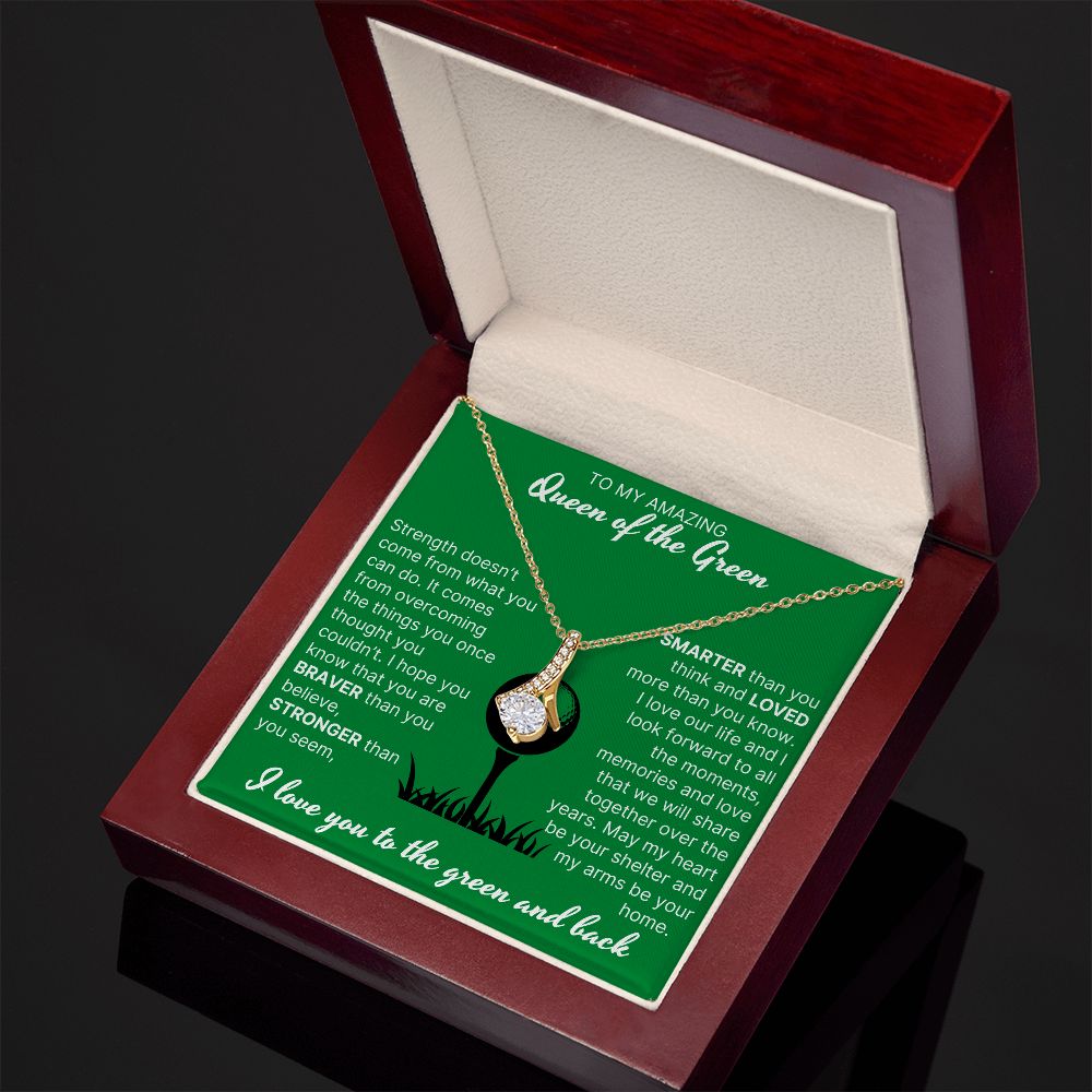 May My Arms Be Your Home - Alluring Beauty Necklace For Lady Golfer