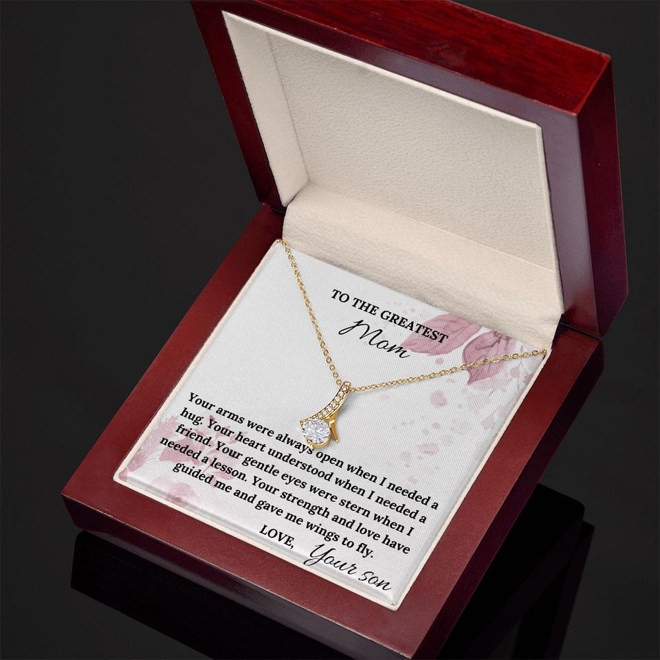 You Gave Me Wings To Fly - Alluring Beauty Necklace For Mom