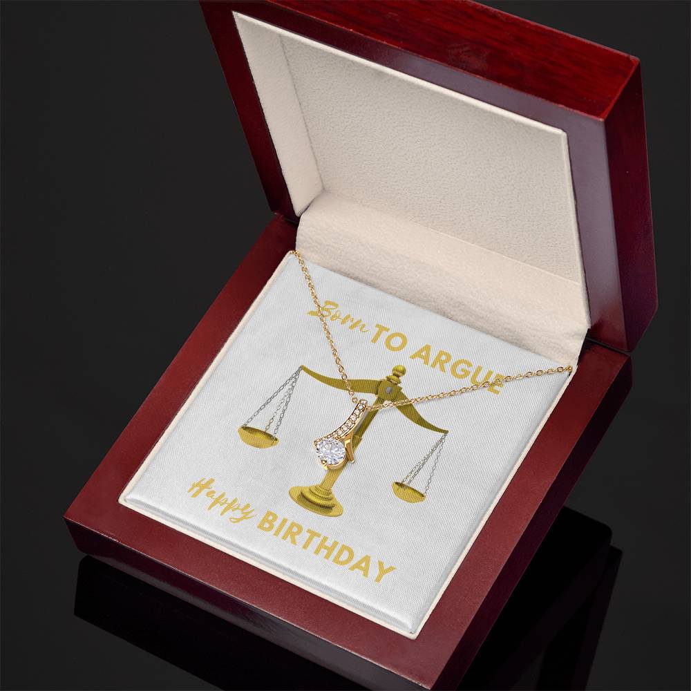 Happy Birthday Lawyer  Alluring Beauty Necklace