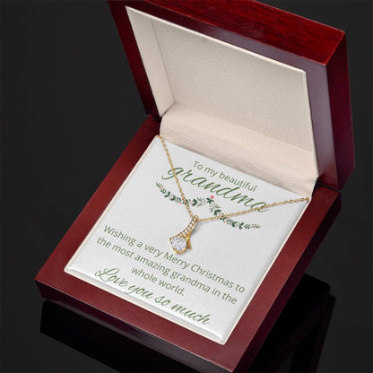 Grandma Christmas Alluring Beauty Necklace