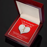 To My Granddaughter from Grandpa Valentine's Day Alluring Beauty Necklace