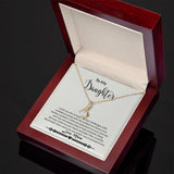 To My Daughter - Strength - Alluring Beauty Necklace