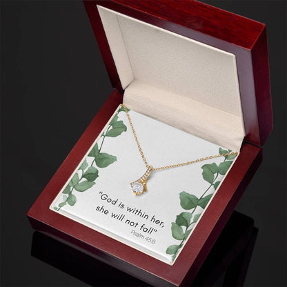 God Is Within Her Alluring Beauty Necklace