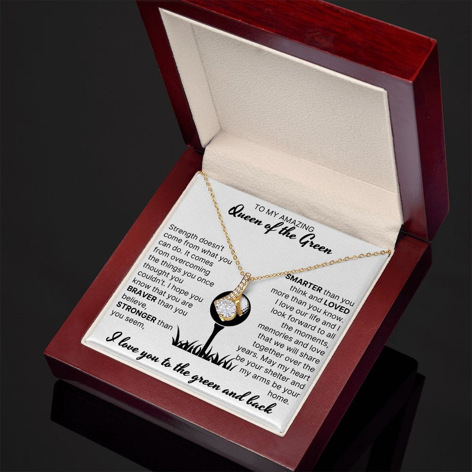 My Heart Is Your Shelter - Alluring Beauty Necklace For Lady Golfer