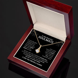 To My Beautiful Soulmate | You Are My Life My Love My Best Friend | Alluring Beauty Necklace
