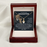 Beautiful Daughter Heart Desires, Alluring Beauty Necklace, Sentimental Gift For Daughter From Dad