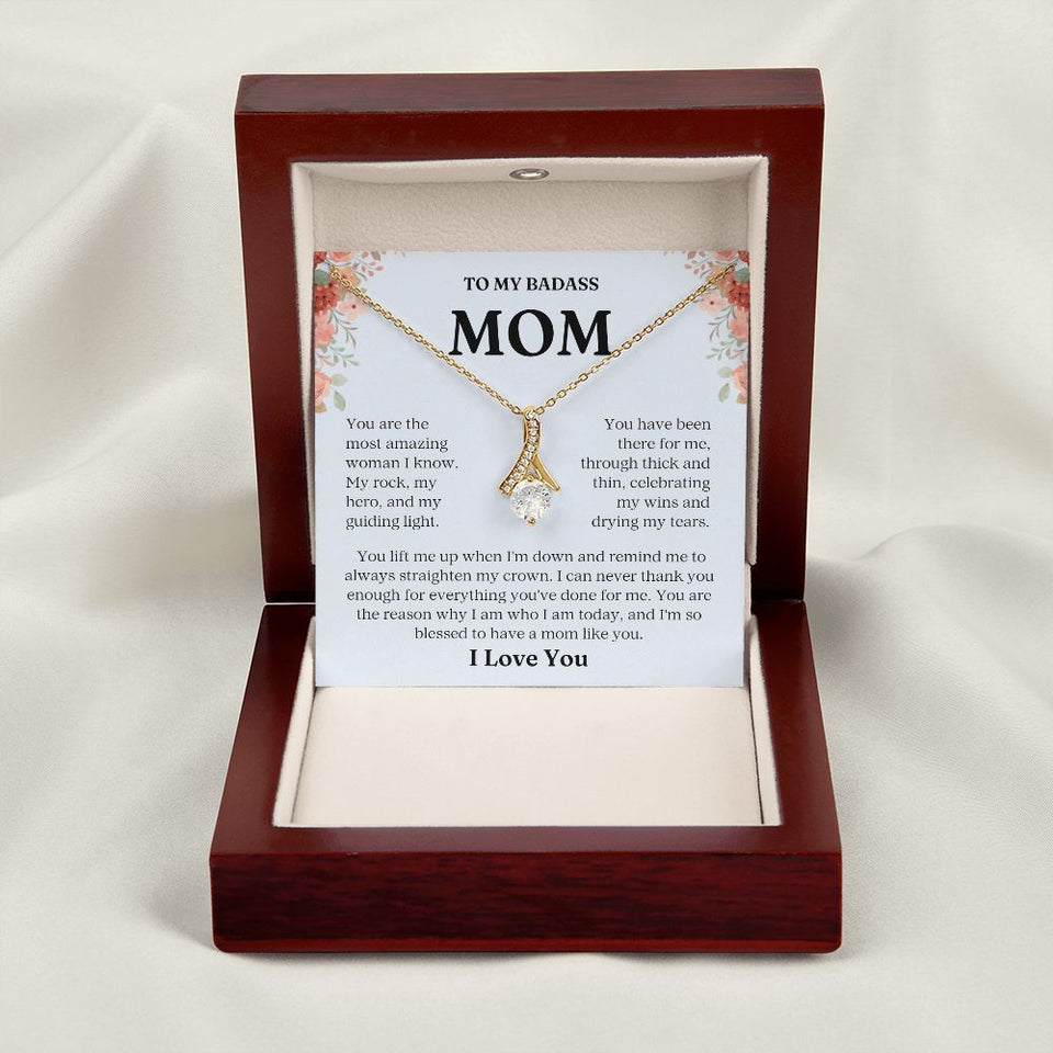 Badass Mom- Most Amazing Woman- Forever Love Necklace