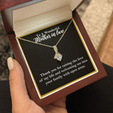 To A Wonderful Mother-In-Law Necklace Gift, Alluring Beauty Necklace