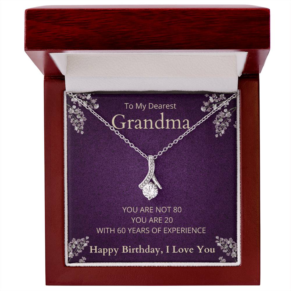 Grandma 80th Birthday Alluring Beauty Necklace