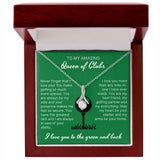 Your Presence Makes Me Secure - Alluring Beauty Necklace For Lady Golfer