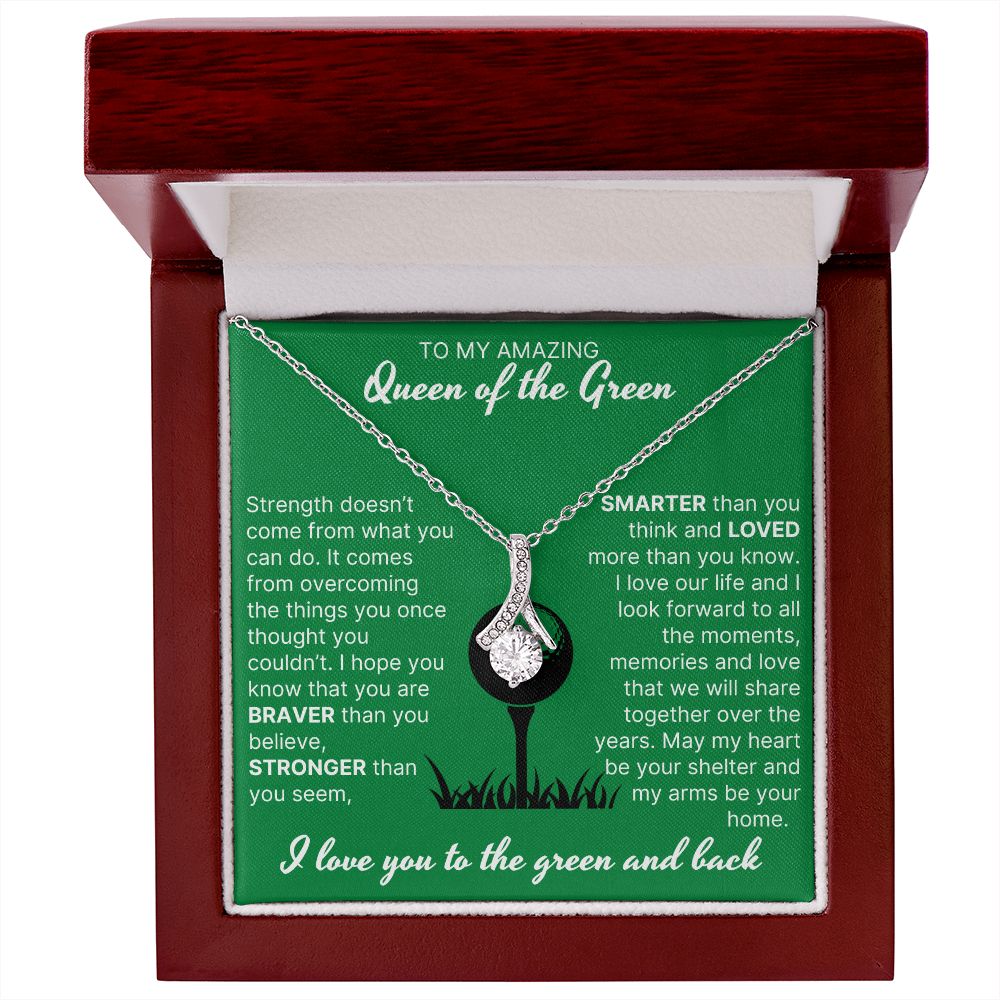 May My Arms Be Your Home - Alluring Beauty Necklace For Lady Golfer