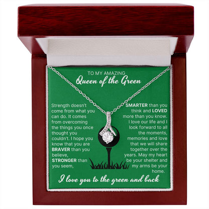 May My Arms Be Your Home - Alluring Beauty Necklace For Lady Golfer