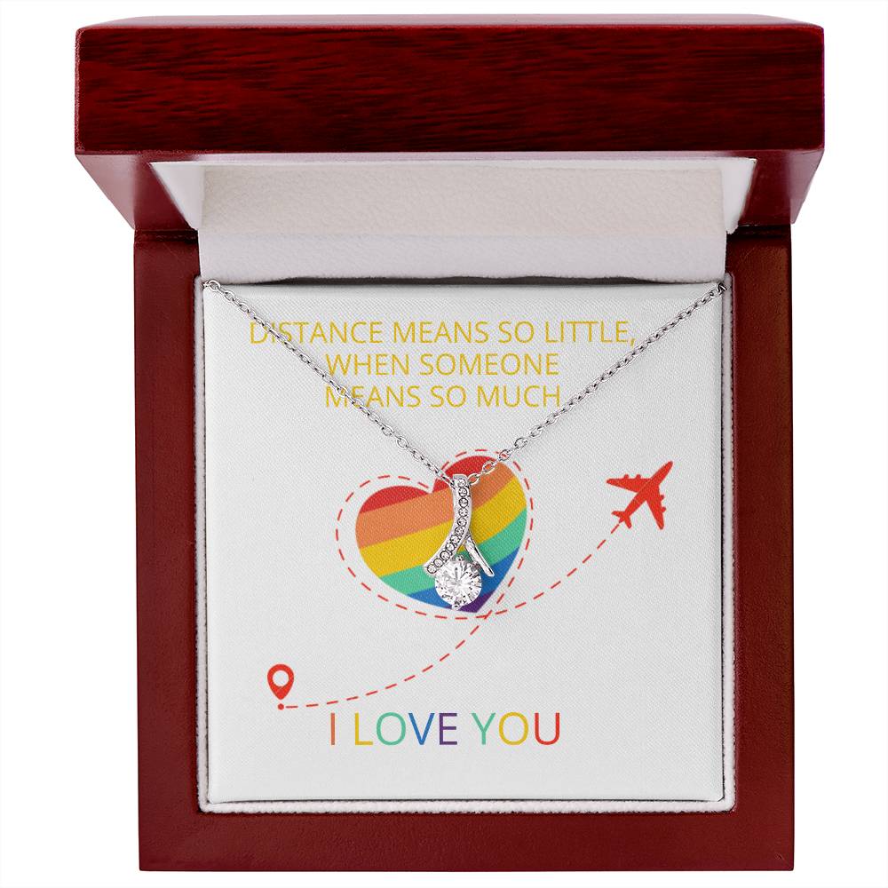 Distance Relationship Alluring Beauty Necklace