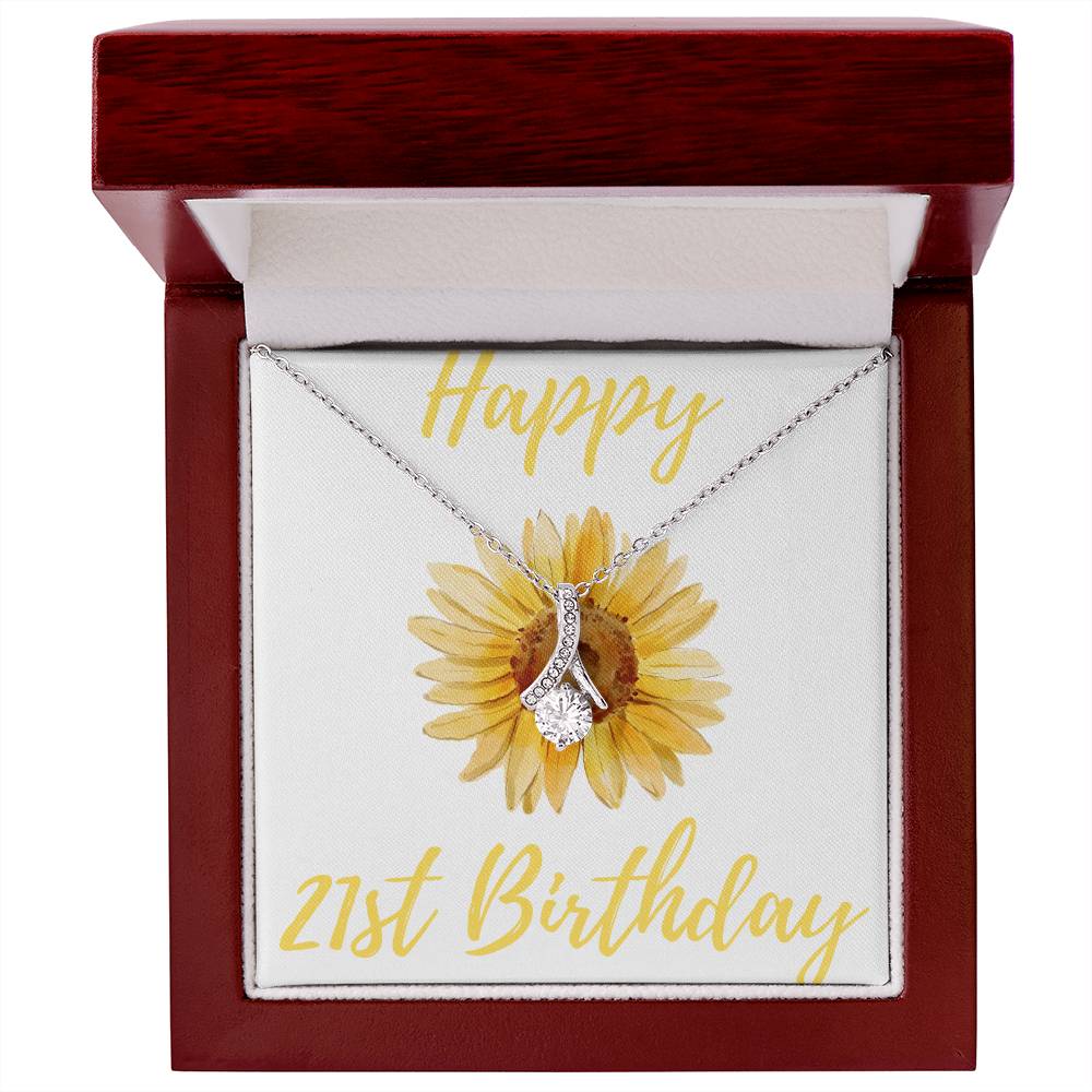 Happy 21st Birthday Alluring Beauty Necklace