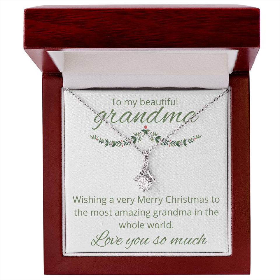 Grandma Christmas Alluring Beauty Necklace