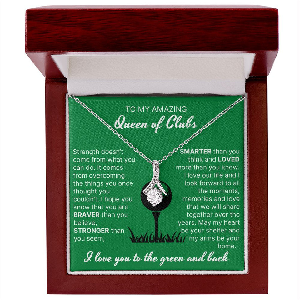 You Are Smarter Than You Think - Alluring Necklace For Lady Golfer