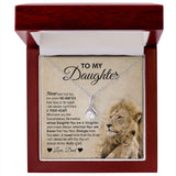 To My Daughter Gift From Dad | Proud To Be Your Father | Sentimental Gifts Alluring Beauty Necklace
