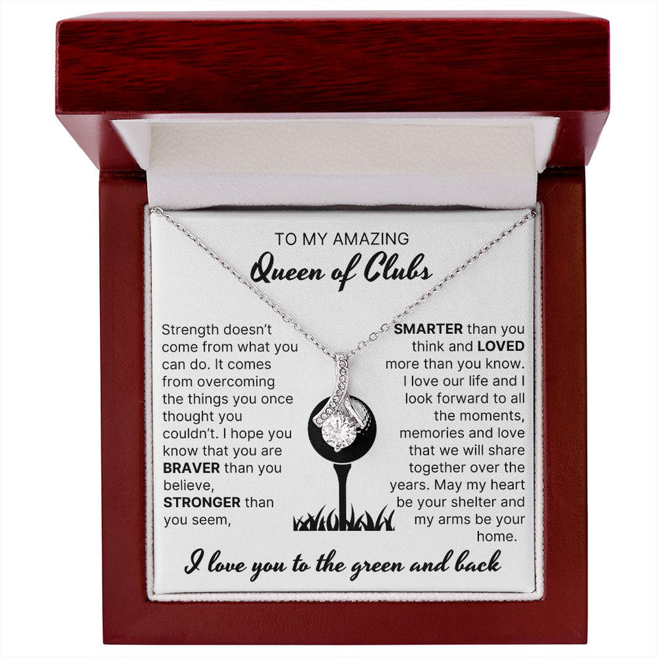 Stronger Than You Seem - Alluring Beauty Necklace For Lady Golfer