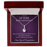 15 Year Work Anniversary Gift Alluring Beauty Necklace
