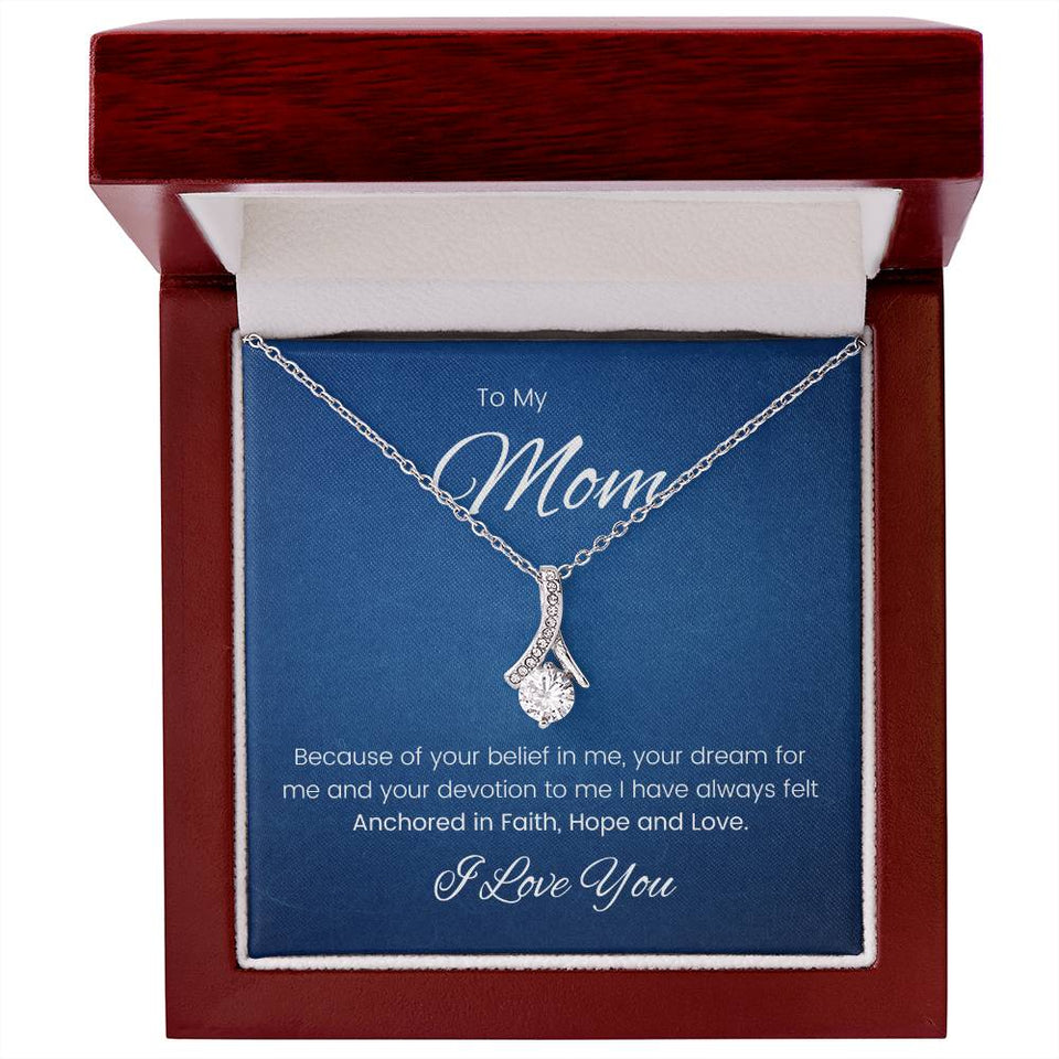 Mom Faith Hope and Love Alluring Beauty Necklace