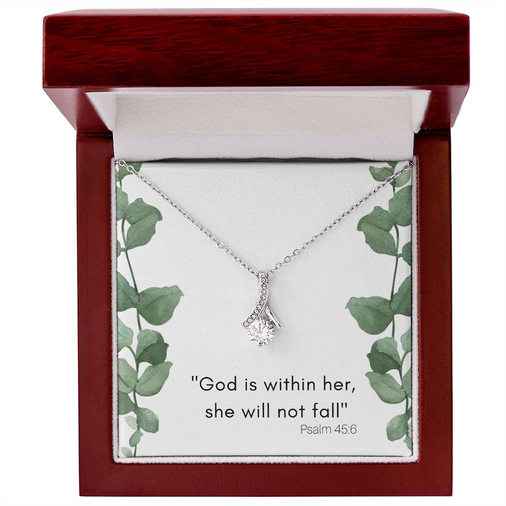 God Is Within Her Alluring Beauty Necklace