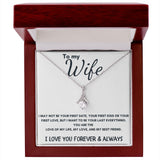 To Wife - Alluring Beauty Necklace - I Love You Forever - White Card