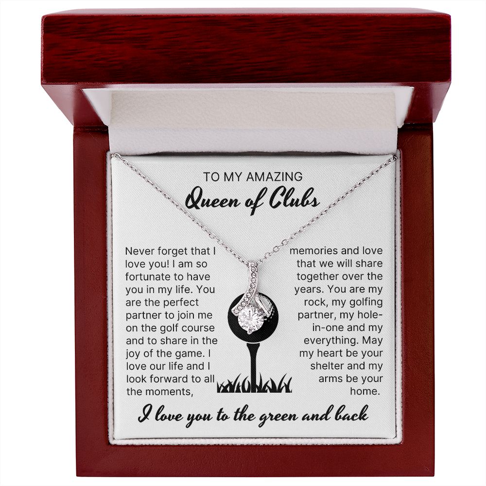 Moments, Memories & Love - Alluring Beauty Necklace For Lady Golfer