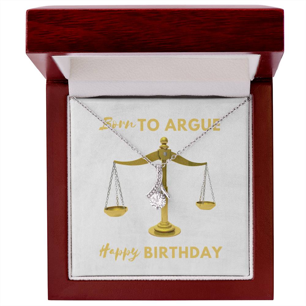 Happy Birthday Lawyer  Alluring Beauty Necklace