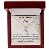 Thank You For Your Sacrifices - Alluring Beauty Necklace For Mom