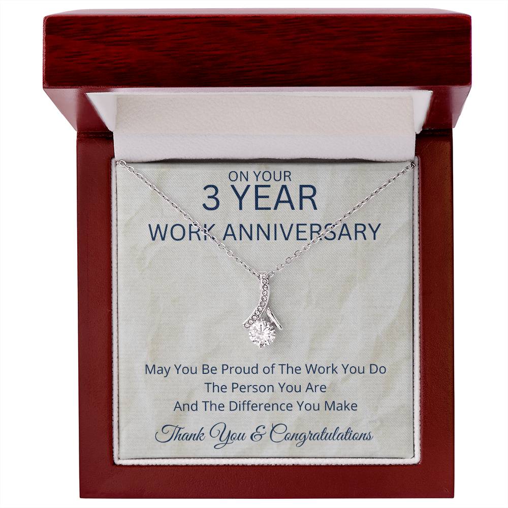 3 Year Work Anniversary Gift - Alluring Beauty Necklace