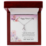 To The Best Mom Ever Alluring Beauty Necklace