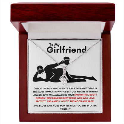 To My Girlfriend - Alluring Beauty Necklace - Booty Grabbin' Gift For Mom, necklace For Wife, Gift For Mother's Day