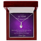 10 Year Work Anniversary Gift Alluring Beauty Necklace