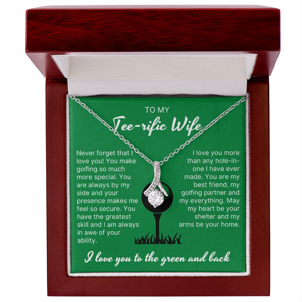 Always By My Side - Alluring Beauty Necklace For Golfer Wife