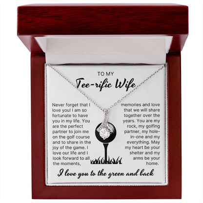 Perfect Partner - Alluring Beauty Necklace For Golfer Wife