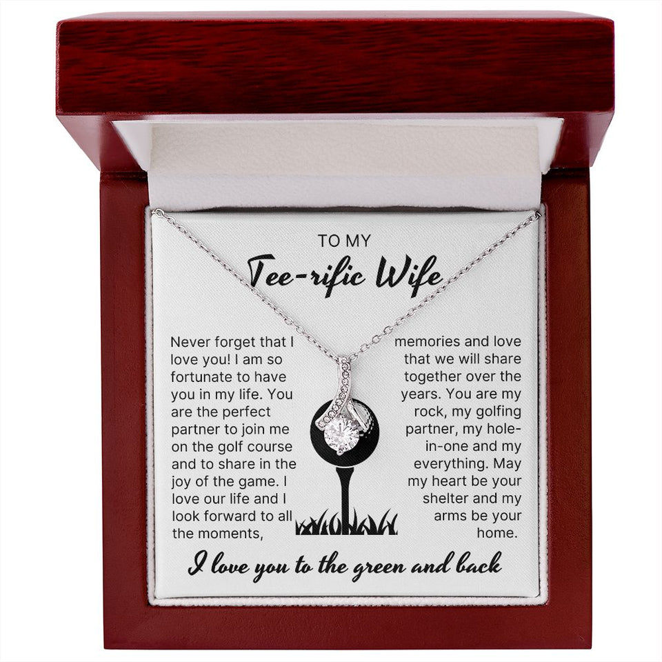 Perfect Partner - Alluring Beauty Necklace For Golfer Wife