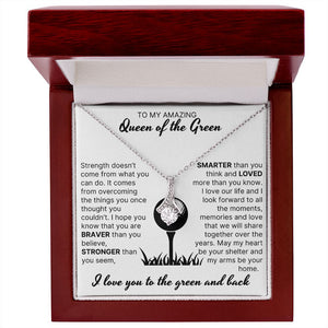 My Heart Is Your Shelter - Alluring Beauty Necklace For Lady Golfer