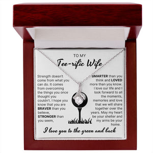 Loved More Than You Know - Alluring Beauty Necklace For Golfer Wife